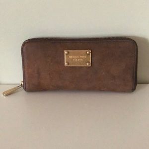Michael Kors Suede Wallet